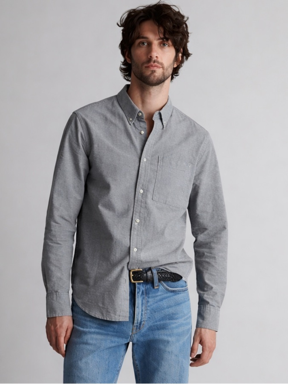 Men’s Madewell The Vintage-Worn Oxford Shirt